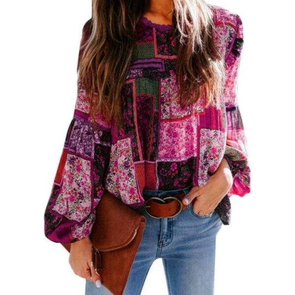 Chicaterto Women's Long Sleeve Blouse